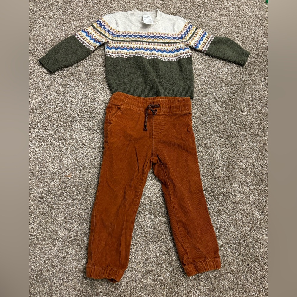 Toddler boy pants set